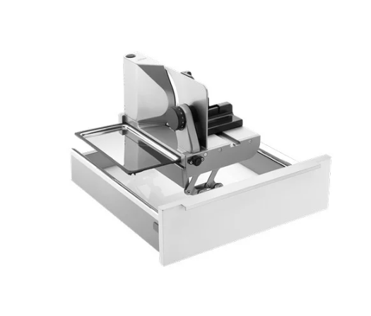 Metallischer Einbau-Schneider Ritter, silberne Metallik, rechte Ausführung (für Rechts-Hander)