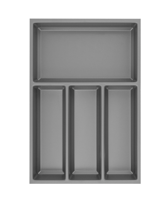 Agoform Sky pantry + 1 divider, carcass width 400 mm, depth 550, plastic slate gray