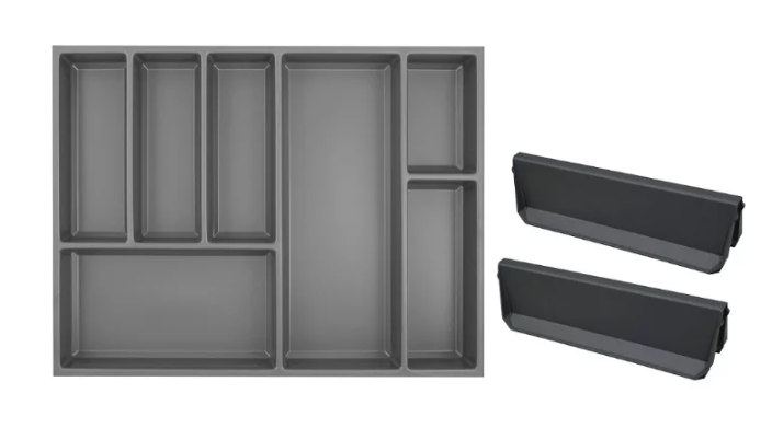 Drawer unit Agoform Sky + 2 dividers, carcass width 700 mm, depth 550, plastic slate gray