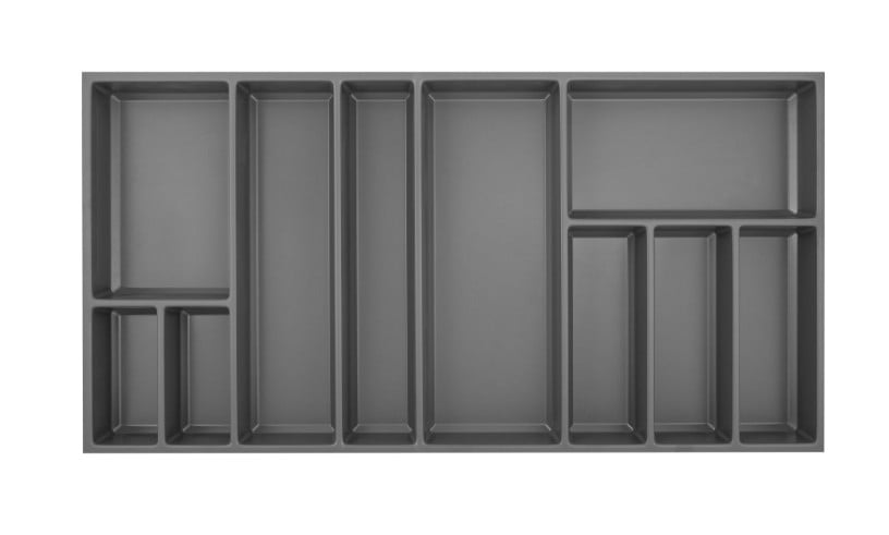 Agoform Sky pantry + 2 dividers, carcass width 1000 mm, depth 550, plastic slate gray