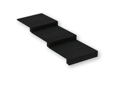 Spice holder Ash, black, 137x472x26mm