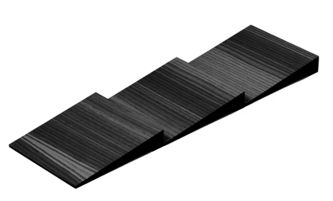 Pad for spice jars, LiniQ , black ash