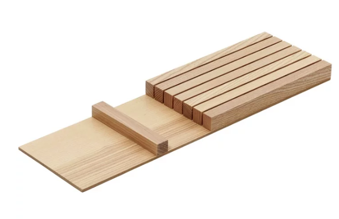Knife holder, LiniQ , light oak