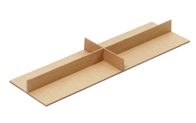Cross insert, LiniQ , light oak