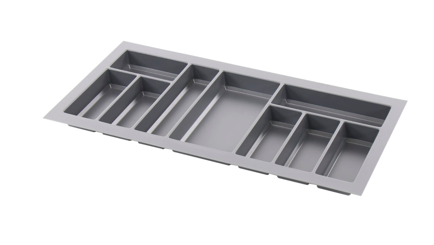 AGOFORM cutlery insert Classico 450/90 plastic slate gray