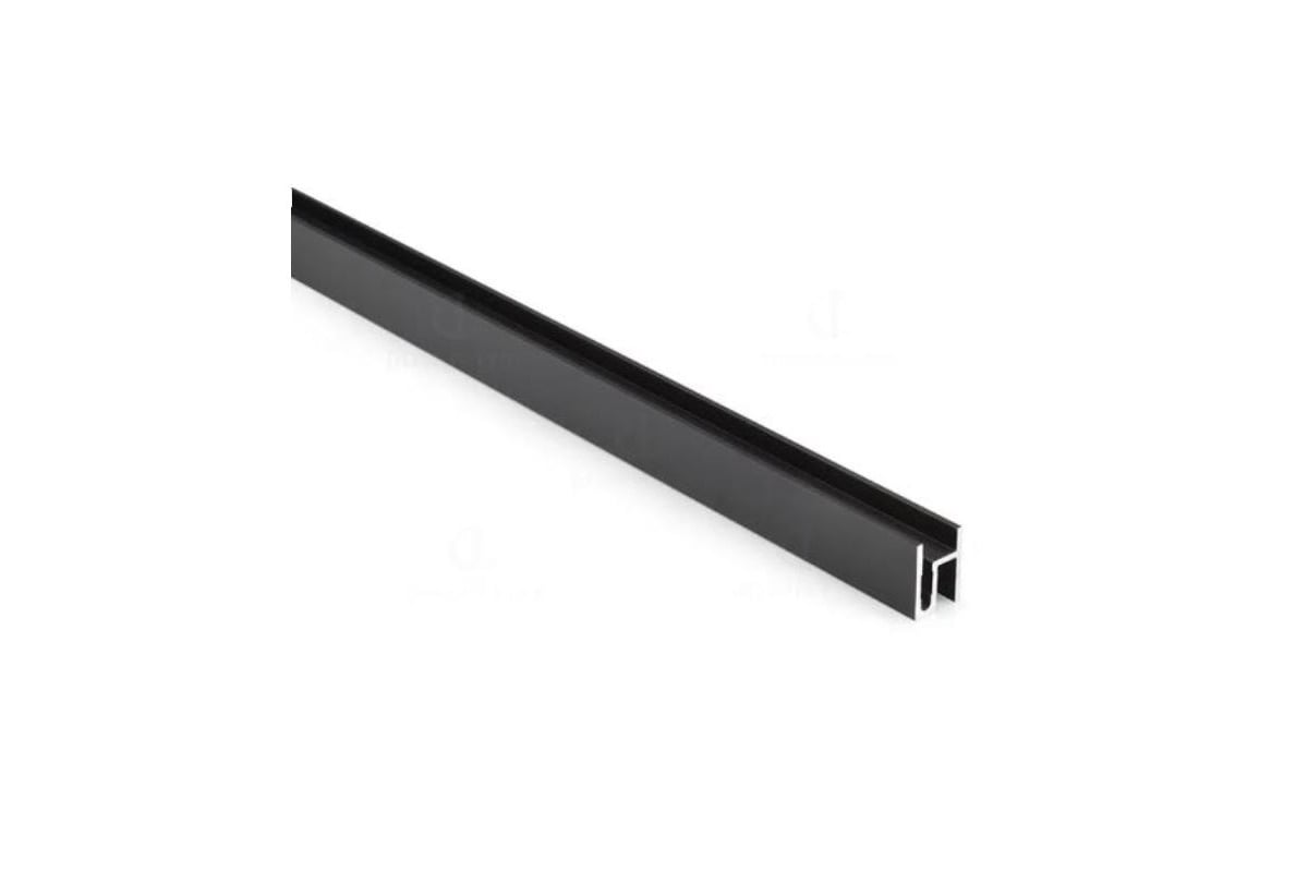 Exclusive schwarzes Aluminium-LED-Profil 1000mm inklusive FIX001 (4 Stück Befestigungen)