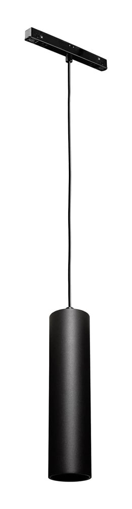 Aufhängelampe für Leiste Beta, Aufhängelampe, Schwarz, 12W, 3000K, Dali DT6, 36°, CRI>90