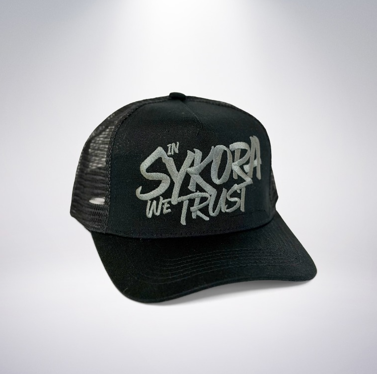 Kšiltovka černá s výšivkou Sykora®