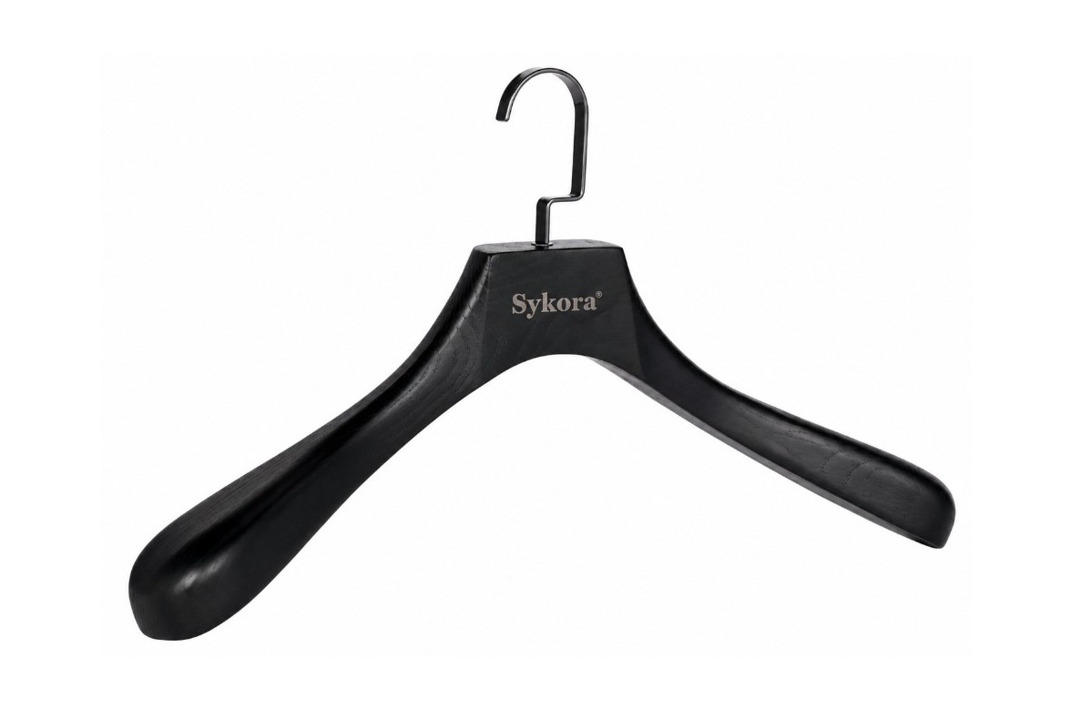 Damen‑Kleiderbügel für Sakko, schwarz (Esche)