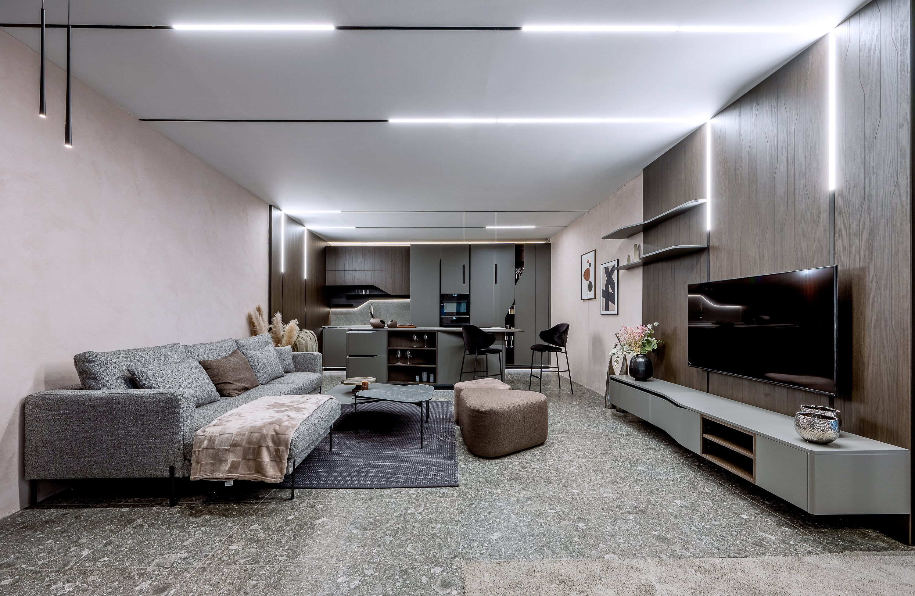 Obývací pokoj Fluid Onyx Grey