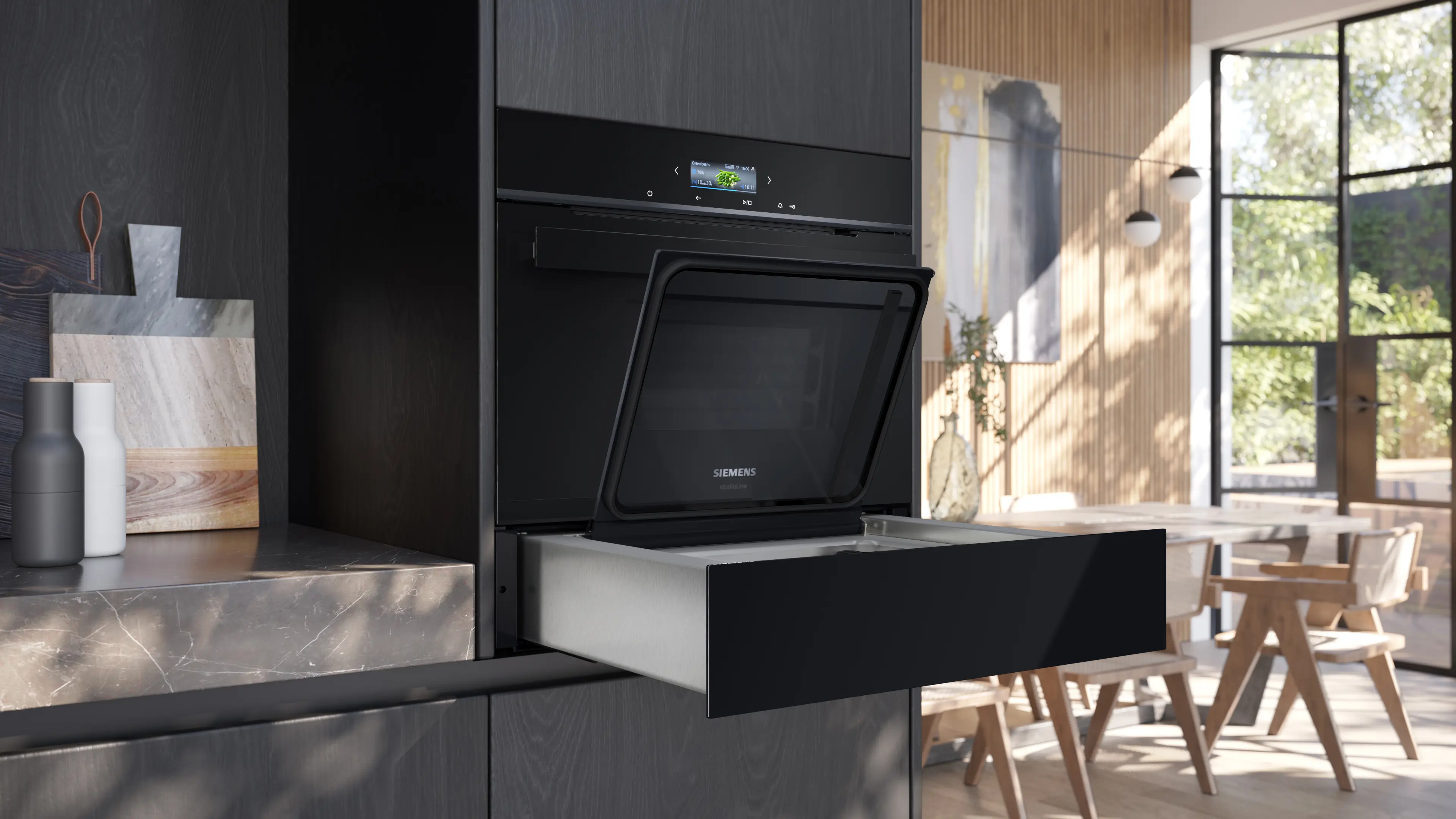 Vestavná vakuovací zásuvka Siemens BV910E1B1 – výprodej, studio Hradec Králové