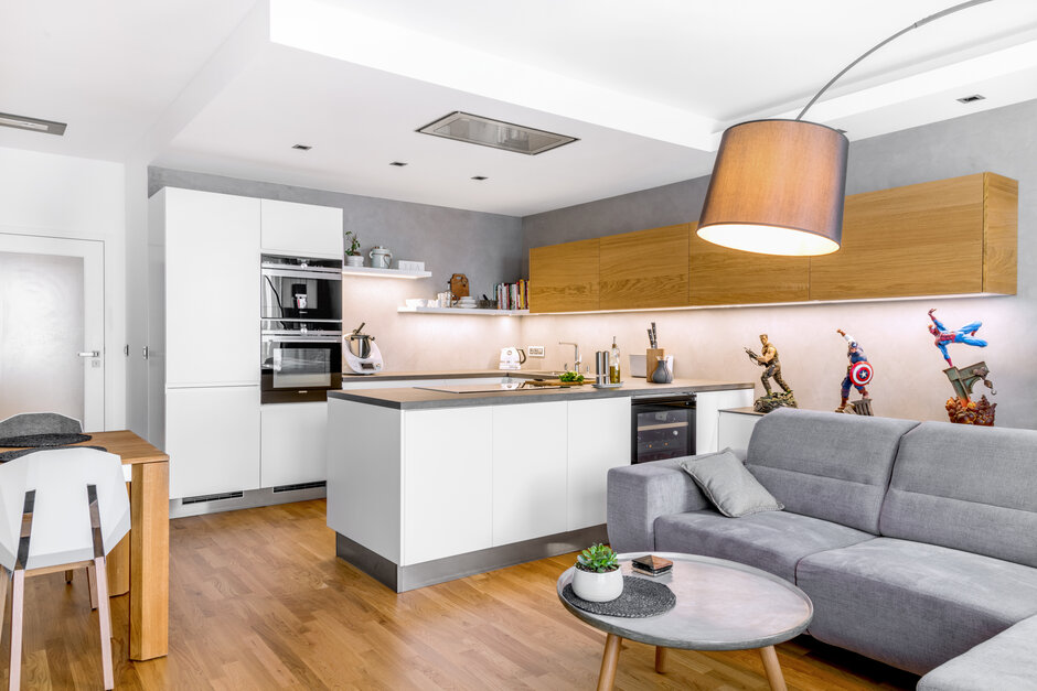 White Matt | Brushed Oak